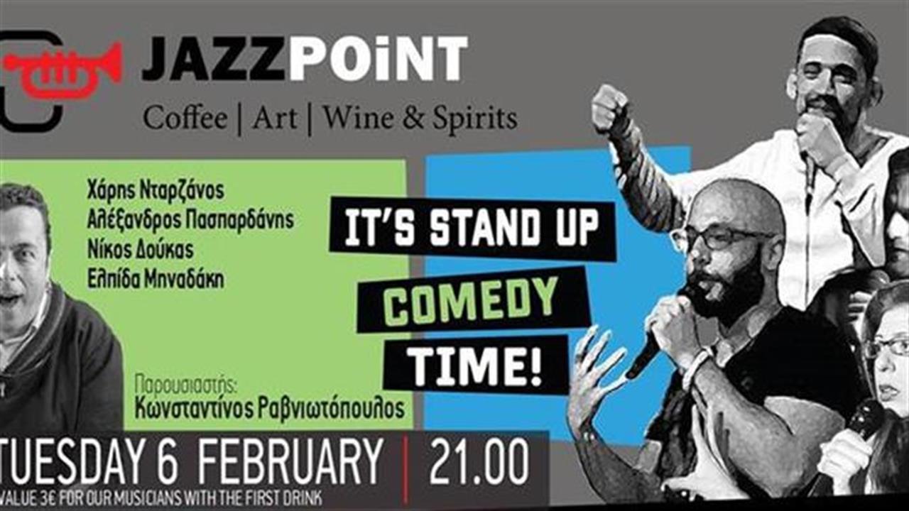 Το JazzPoint συνεχίζει τις βραδιές κωμωδίας!