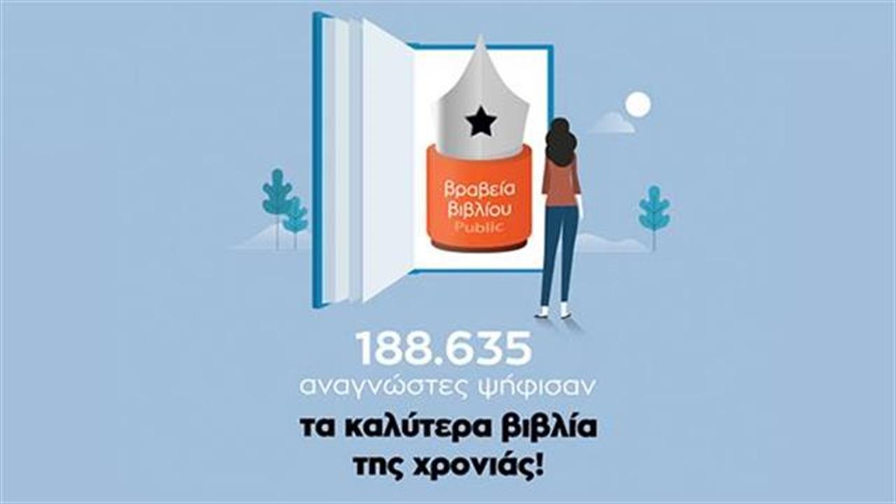 Οι μεγάλοι νικητές των Βραβείων Βιβλίου Public 2020