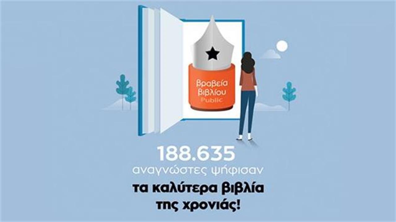 Οι μεγάλοι νικητές των Βραβείων Βιβλίου Public 2020