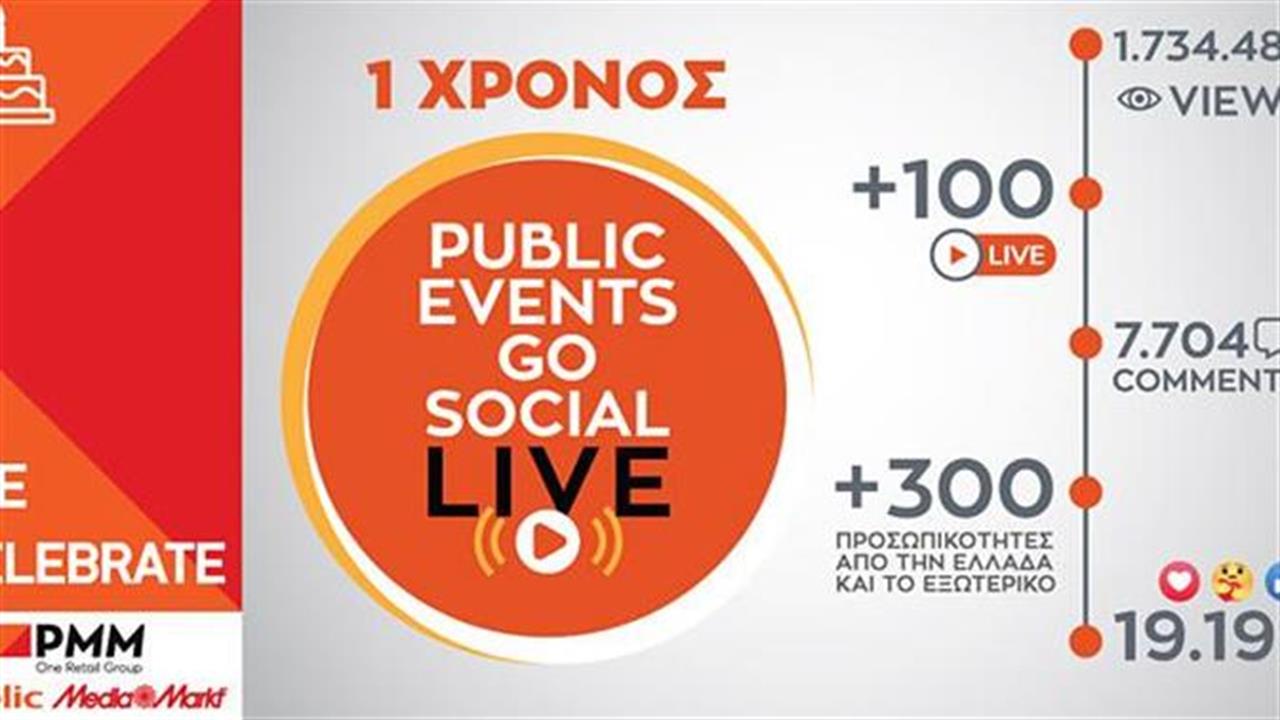 Ένας χρόνος Public Events Go Social