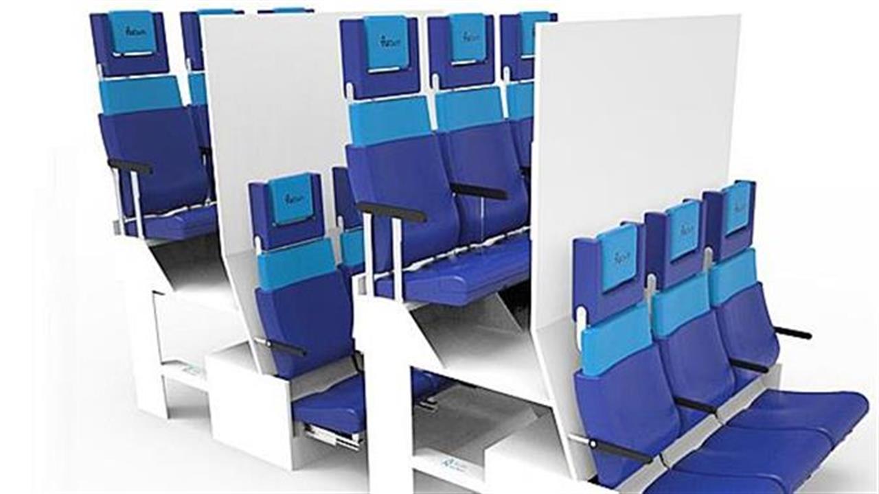 Νέες, διπλές θέσεις στις πτήσεις για περισσότερο χώρο