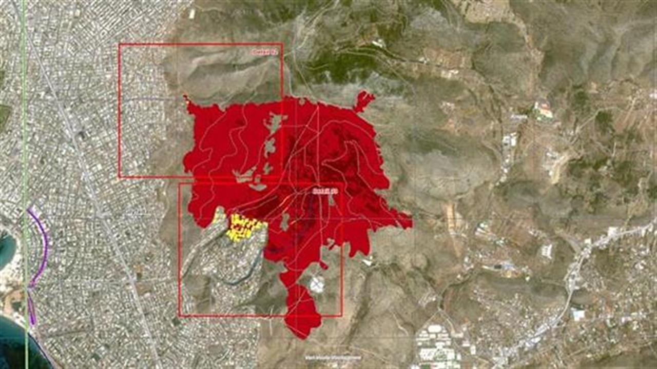 4.322 στρέμματα κάηκαν σε Άνω Γλυφάδα, Βούλα και Βάρη