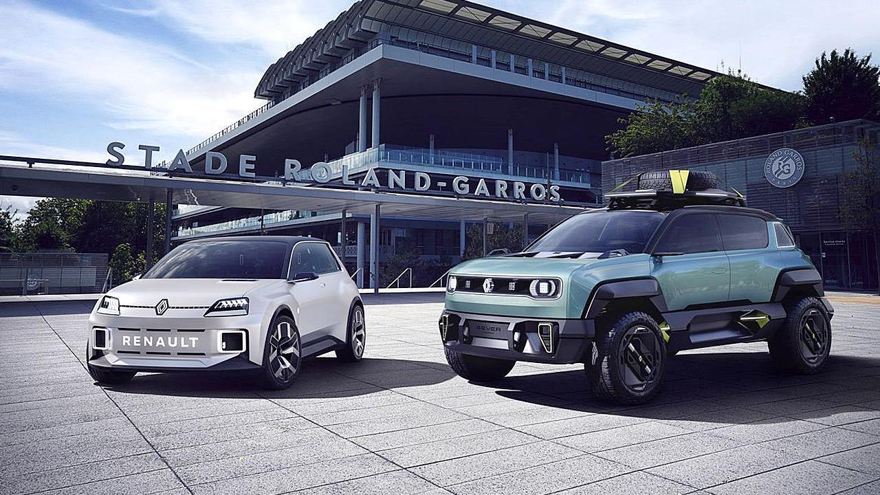 Λάμπει το πρωτότυπο Renault 5 στο φετινό Roland-Garros