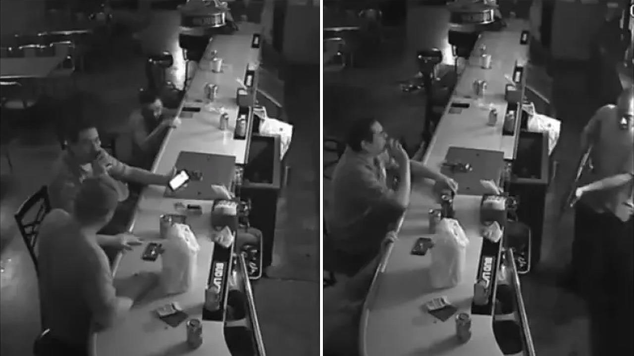 Τέρμα χαλαρός τύπος πίνει το ποτάκι του ενώ στο μπαρ γίνεται ένοπλη ληστεία