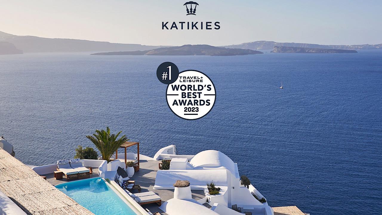 Katikies: Καλύτερο ξενοδοχείο στην Ελλάδα σύμφωνα με το Travel + Leisure Worlds Best Awards 2023