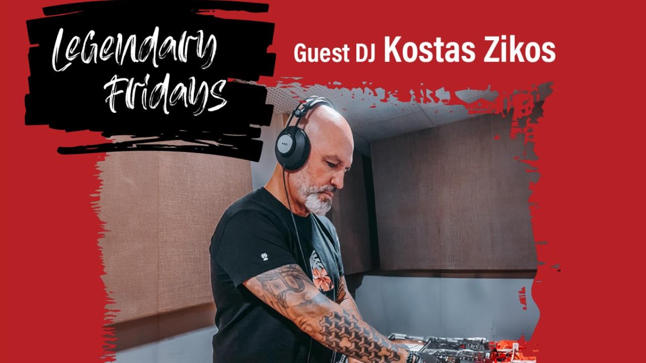 Legendary Fridays με DJ set από τον Κώστα Ζήκο Hard Rock Cafe Athens 23 Φεβρουαρίου και 1 Μαρτίου
