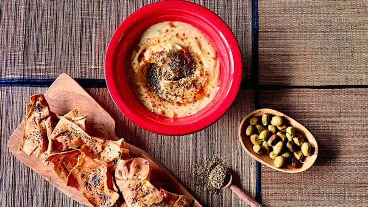 Φάβα με λιβανέζικο zaatar και sumac