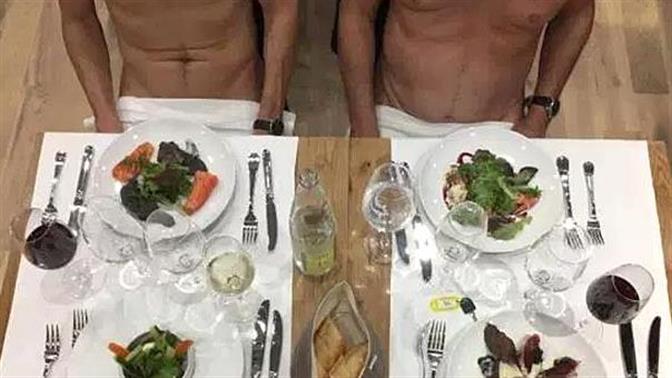 Θα τρώγατε σε ένα εστιατόριο γυμνιστών;