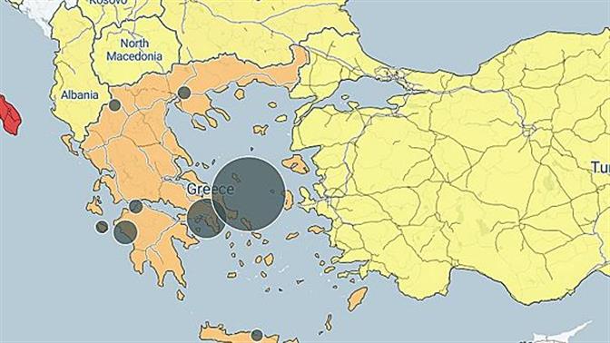 Κορωνοϊός: Χάρτης δείχνει την εξάπλωσή του στην Ελλάδα