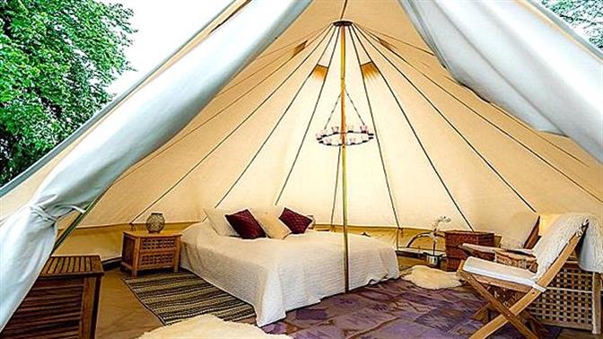 Τι είναι το glamping που συμπεριλήφθηκε στο σχέδιο για τον τουρισμό;