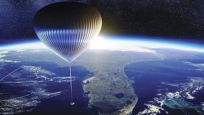 Αυτό το αερόστατο θα σε πάει στην στρατόσφαιρα