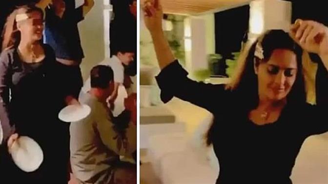 Έσπασε πιάτα η Σάλμα Χάγεκ στην Πάρο 