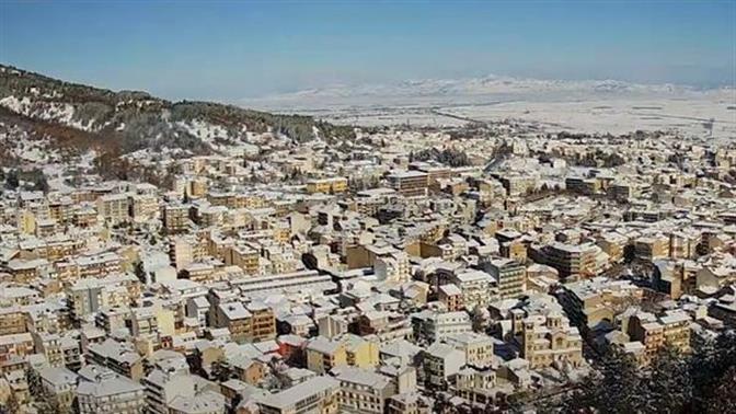 Το πέρασμα του χιονιά από τη Φλώρινα σε ενάμισι λεπτό