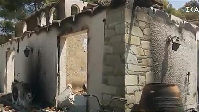 Κατεστραμμένο σπίτι στη Βαρυμπόμπη χαρακτηρίστηκε κίτρινο κι όχι κόκκινο