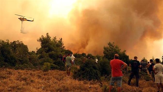 Βίλια: Βίντεο με πυροστρόβιλο που σηκώνει δέντρο στον αέρα κόβει την ανάσα