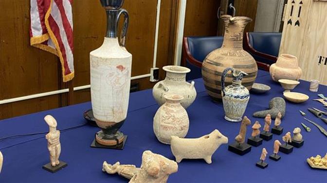 55 αρχαιολογικοί θησαυροί επιστρέφουν από τη Νέα Υόρκη στην Αθήνα