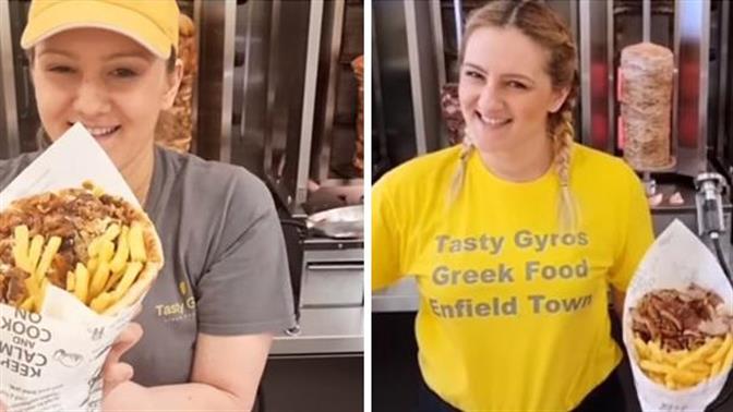 Το γιγαντιαίο πιτόγυρο του Λονδίνου έριξε τα social media