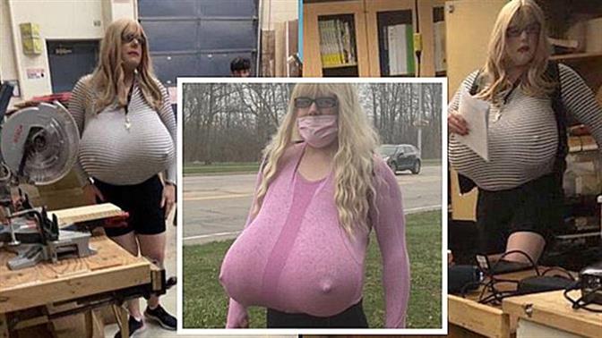 Σχολείο στον Καναδά υπερασπίζεται τρανς καθηγήτρια με τεράστια προσθετικά στήθη