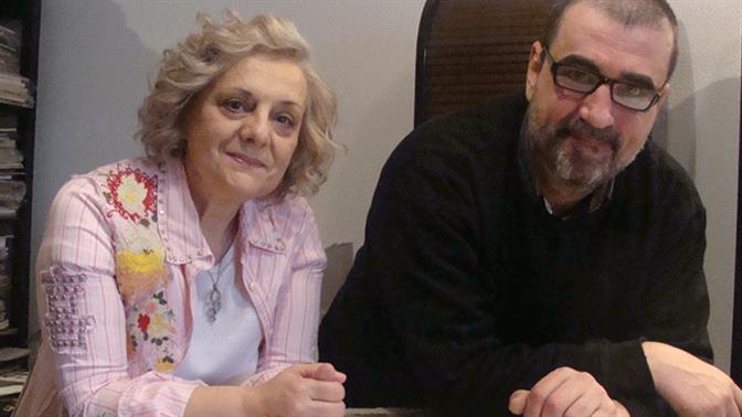 Η Έφη Αγραφιώτη και ο Γιώργος Κοντραφούρης στο Μέγαρο