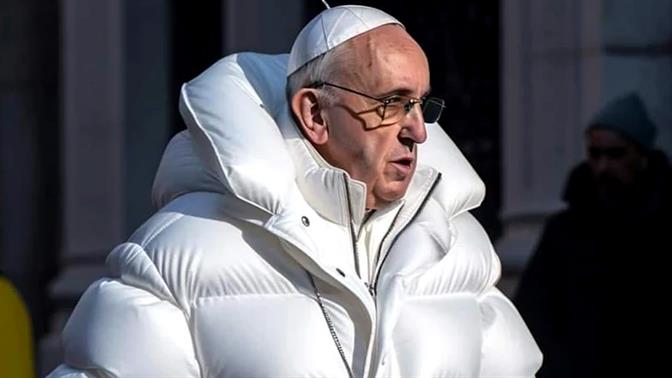 ΑI φωτογραφία του πάπα ως... τράπερ κάνει το γύρο του Διαδικτύου