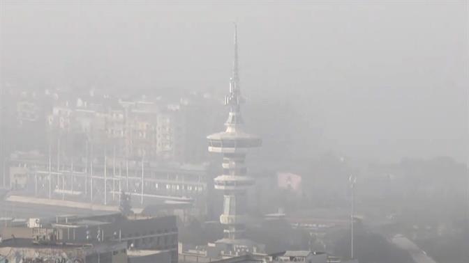 Απίστευτες εικόνες: Η αφρικανική σκόνη εξαφάνισε την Θεσσαλονίκη