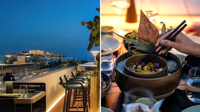 Στο Nyx Japanese Gastrobar για φαγητό και θέα πολλών αστέρων
