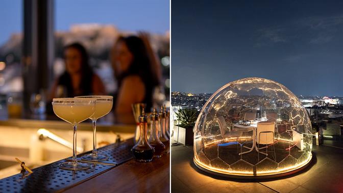 Τέλειες χειμερινές ταράτσες για κοκτέιλ στην Αθήνα