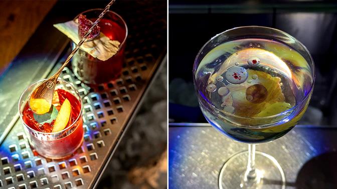 Μπαρ που… αλλάζουν τα φώτα σε κλασικά κοκτέιλ – και το κάνουν καλά