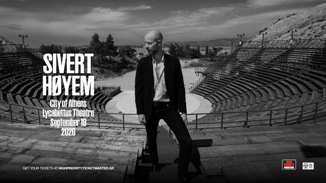 O Sivert Hoyem στο Δημοτικό Θέατρο Λυκαβηττού στις 19 Σεπτεμβρίου