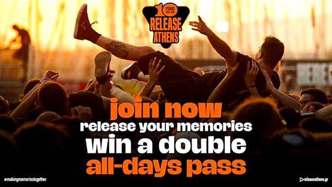 Release Athens Festival: 10 χρόνια – Μεγάλος Διαγωνισμός