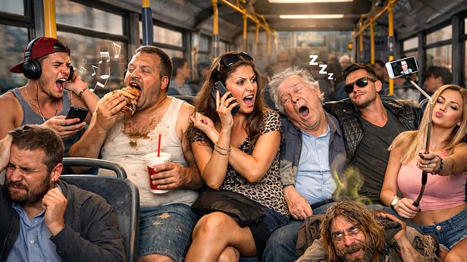 Οι χειρότεροι τύποι επιβατών στα λεωφορεία