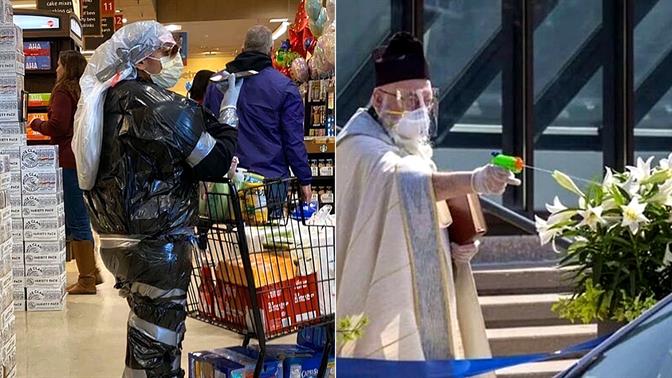 Σουρεάλ εικόνες από την εποχή του Covid που σήμερα μοιάζουν απίστευτες