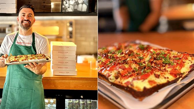 Στο Ronnies στη Γλυφάδα θα φας (επιτέλους) σωστή Detroit style pizza