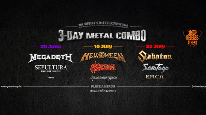 Ετοιμάσου για το πιο metal καλοκαίρι στο Release Athens 2026