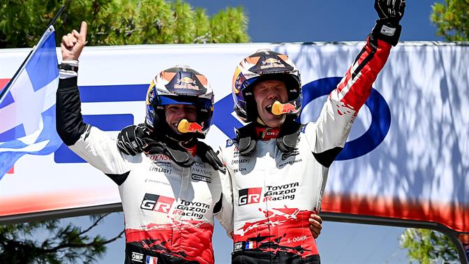 Ο Sébastien Ogier θριάμβευσε για την ομάδα Toyota Gazoo Racing World Rally Team στο Ράλλυ Ακρόπολις