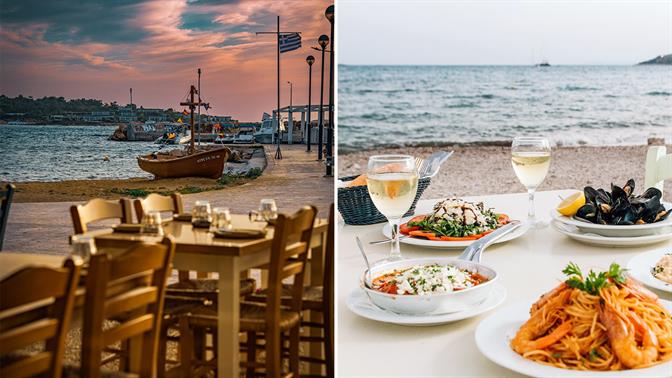 Ταβερνάκια δίπλα στη θάλασσα για βραδινό μετά το μπάνιο