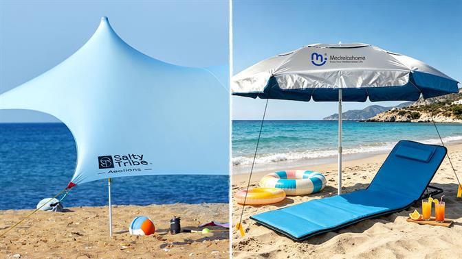 Ομπρέλες και σκίαστρα παραλίας για να αράξεις χωρίς να σε φάει ο ήλιος