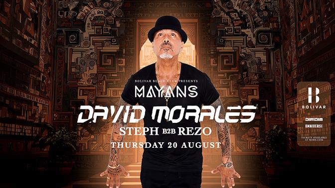 Ο θρυλικός David Morales μαγεύει στο Bolivar Beach Club