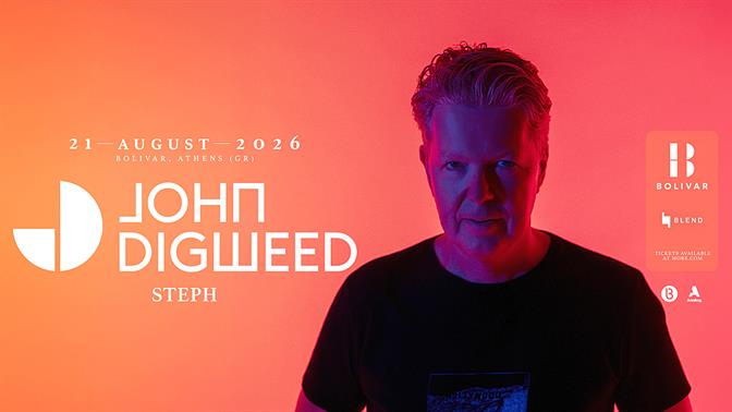 Ο μοναδικός John Digweed επιστρέφει στο Bolivar Beach Club