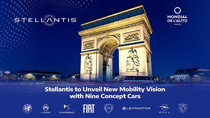 Η Stellantis θα αποκαλύψει το νέο της όραμα κινητικότητας με εννέα πρωτότυπα αυτοκίνητα, στο Σαλόνι Αυτοκινήτου του Παρισιού