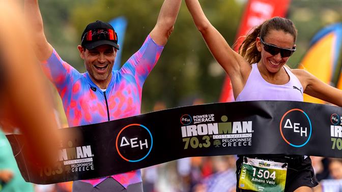 Η ΔΕΗ έδωσε ενέργεια στο ΔΕΗ IRONMAN 70.3 Costa Navarino, Peloponnese, Greece