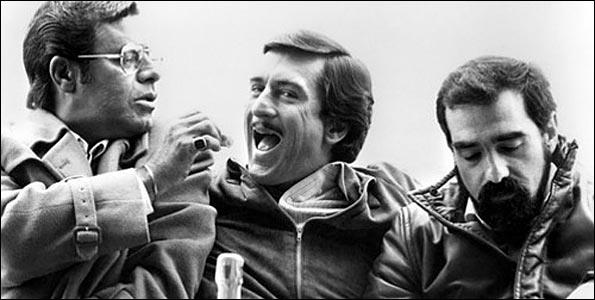 Τζέρι Λιούς, Ρόμπερτ ΝτεΝίρο, Μάρτιν Σκορσέζε στα γυρίσματα του "King of Comedy"