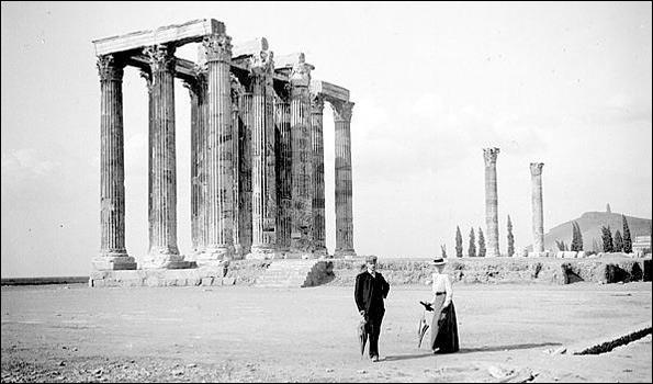 Ο Ναός του Ολυμπίου Διός το 1903. 